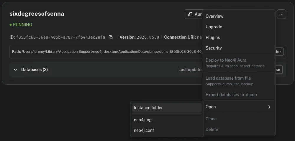 Neo4j Desktop Import