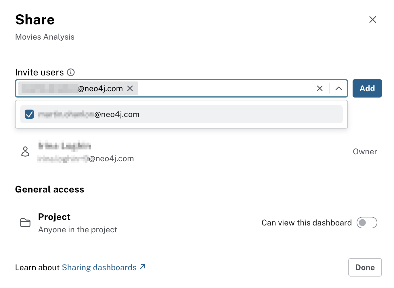 invite dashboard viewer