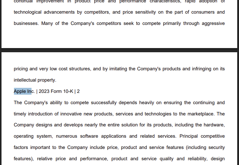 a screenshot of an Apple SEC filing PDF document.