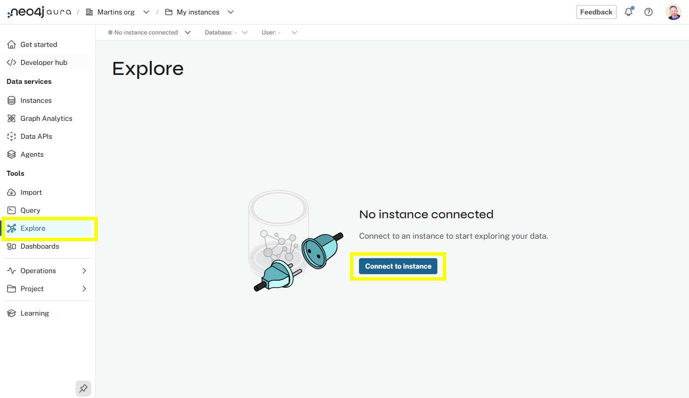 Connect to instance